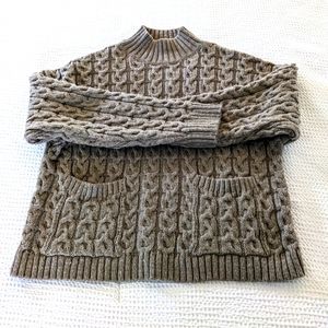 Zara cable knit sweater